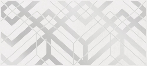 Alrami настенная вставка геометрия серый 20x44
